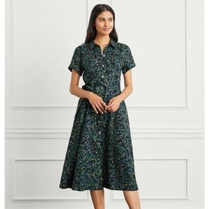Hill House The Lily Dress- Midnight Garden Linen